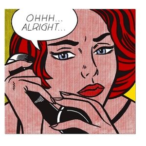 ❤️BUY 2 GET 1 FREE  Roy Lichtenstein Ohhh... Alright... Sticker